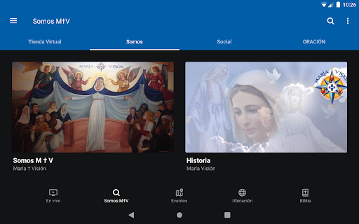 Screenshot of Maria+Vision