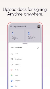 Docusign - Upload & Sign Docs Screenshot