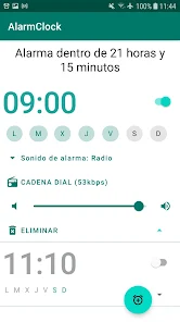Mirilla diccionario Corbata Radio Despertador - Apps en Google Play