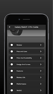Galaxy Watch 5 Pro Guide