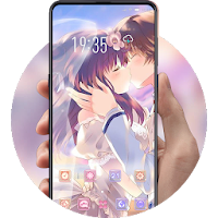 Love theme | romantic anime couple kiss