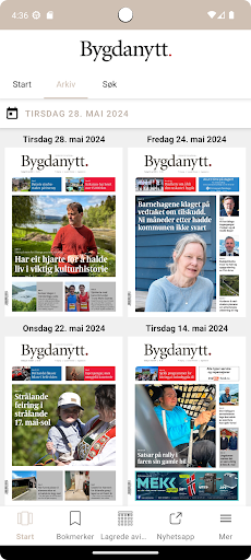 Bygdanytt eAvis Screen 3