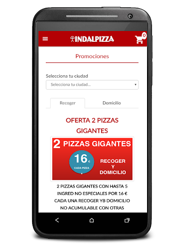 IndalPizza Screen 3