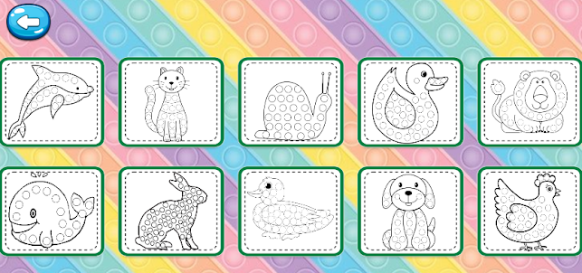 Pop It Fun Coloring Game