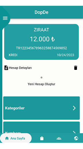DopDe Gelir Gider Yöneticisi Screen 3