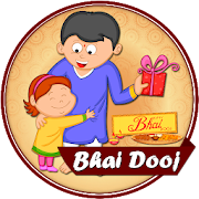 Happy Bhai Dooj Stickers for Sisters & Brothers