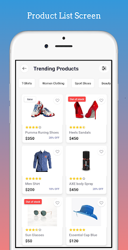 Otrixcommerce App With Web Screen 3