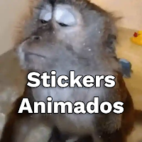 Stickers Macacos Animados