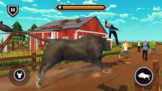 Wild Bullfight Cow Attack Game