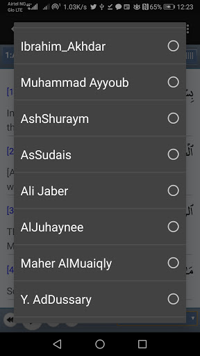 Quran read and listen