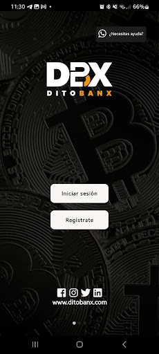 Android application DitoBanx Wallet Personas screenshort