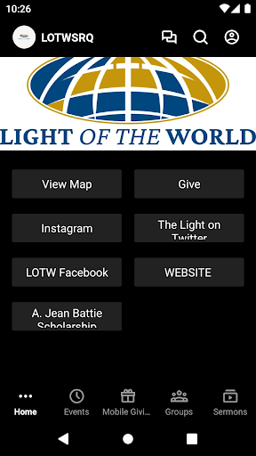Android application MYLOTW screenshort