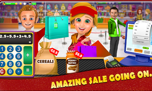 Shopping Mall Cashier Girl – Cash Register Games For PC installation