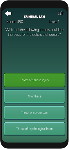 Revision In Your Pocket: Law Screen 2