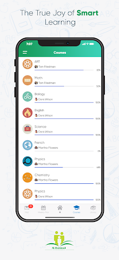 Android application Alhammad Schools screenshort