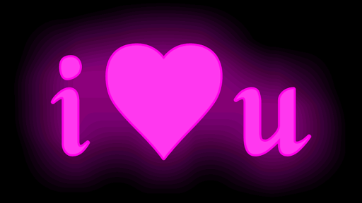 Neon Light Board ScrollingText Screen 2