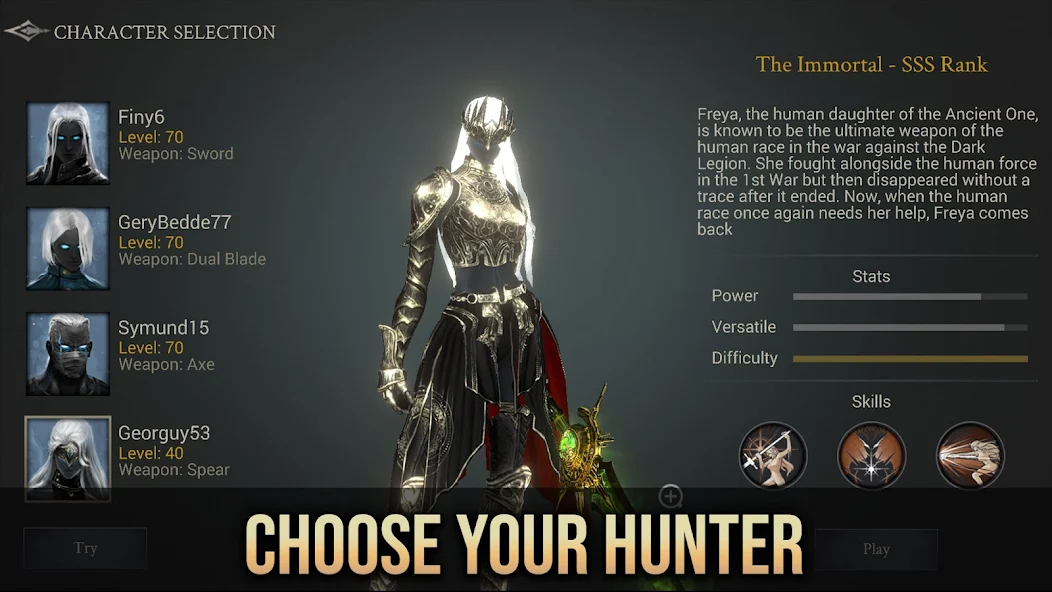 تحميل لعبة Demon Hunter Premium مهكرة 2024 للاندرويد