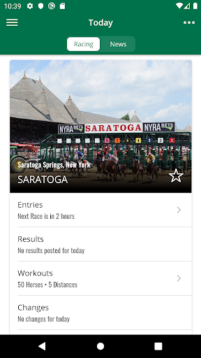 Equibase Screen 2