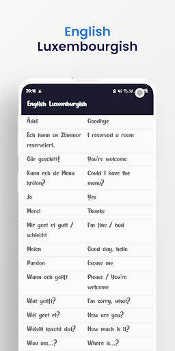English - Luxembourgish Screen 3