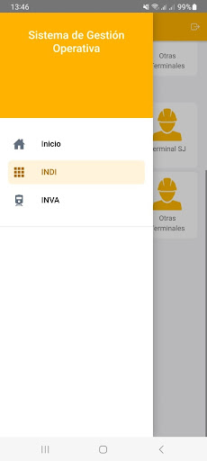 FO Gestión Operativa Móvil Screen 2