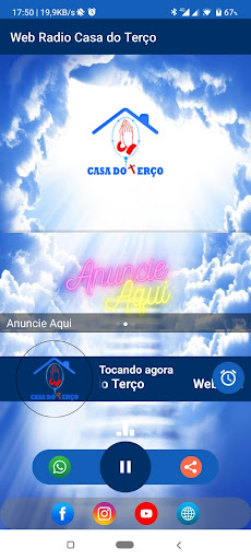 WEB RÁDIO CASA DO TERÇO Screen 2