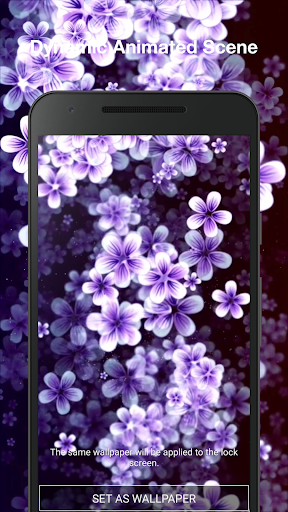 3d Flowers Live Wallpaper Pro Screen 2