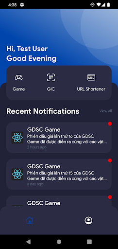 Android application UniNet screenshort