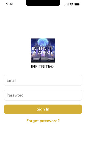 Android application INFITNITE®: Academy screenshort