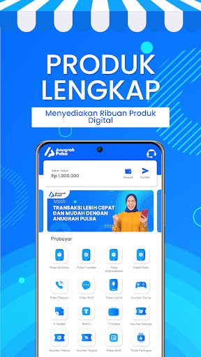Android application Anugrah Pulsa screenshort