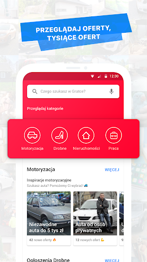 Android application Gratka Ogłoszenia screenshort