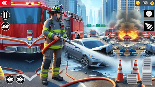 Fire Truck Rescue Simulator 3D