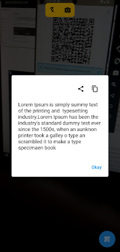 QB Scan: Generate and scan QR Screen 2