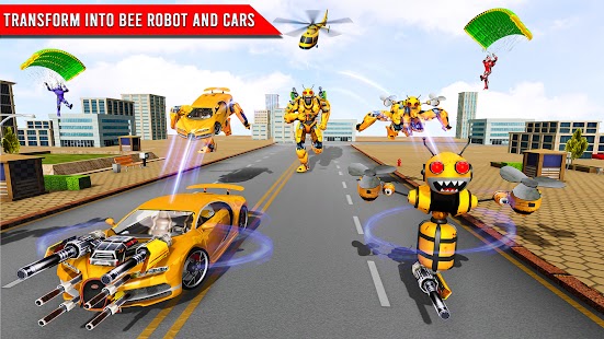 Bee Robot Car Game: Robot Game Screenshot