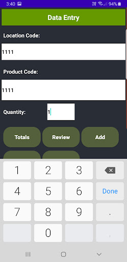 JSCStock - Stocktaking App Screen 3