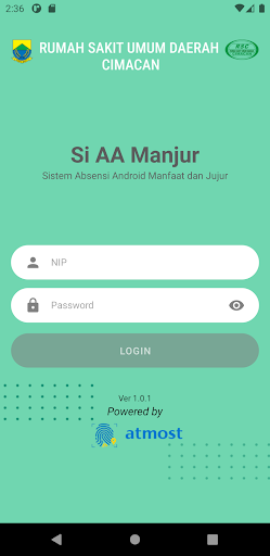 Android application Si AA Manjur screenshort