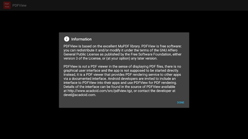 Android application PDFView screenshort
