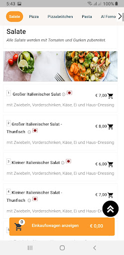 Pizzeria Rialto Indische Küche