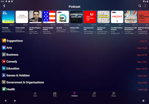Audials Play Pro Radio+Podcast - Music & Audio - apps