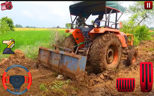 Tractor Farming Plow Land 1.01 APK screenshots 2