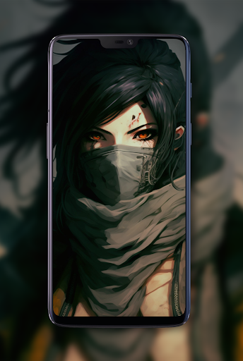 Screenshot of Mask Girl Wallpaper