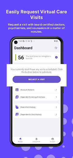 Android application Recuro Care screenshort