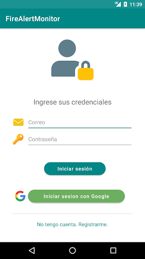 Android application AMSTFIEC FireAlertMonitor screenshort