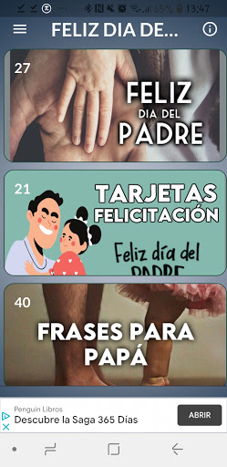 Android application FELIZ DÍA DEL PADRE EL MEJOR screenshort