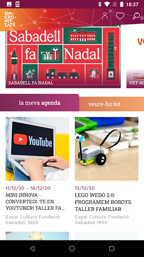Android application Sincronitzats - SBDCultura screenshort