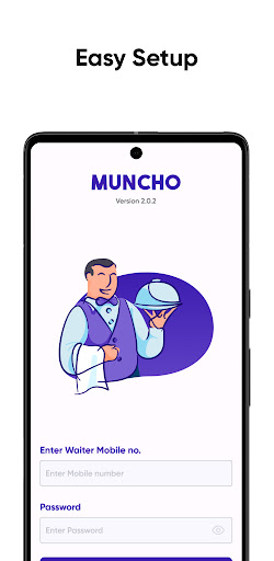 Android application Muncho waiter app screenshort