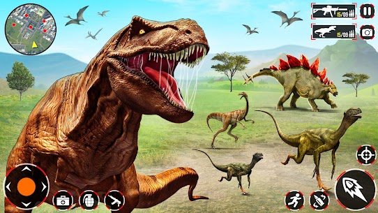 دينو هنتر : ألعاب الديناصورات 3