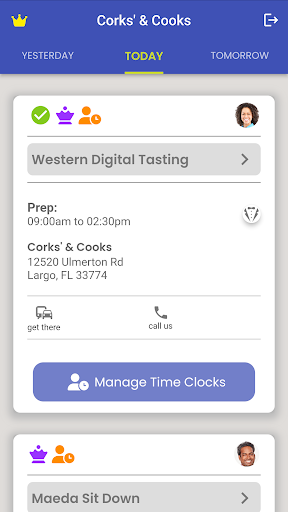 Android application StaffMate Online screenshort