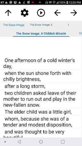 Book, The Snow Image Screen 2