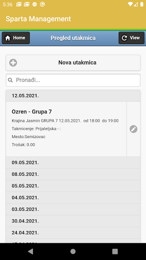 Sparta Management Screen 3