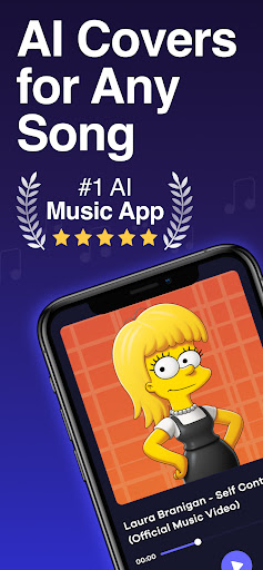 Android application AI Cover & AI Music - Melodia screenshort
